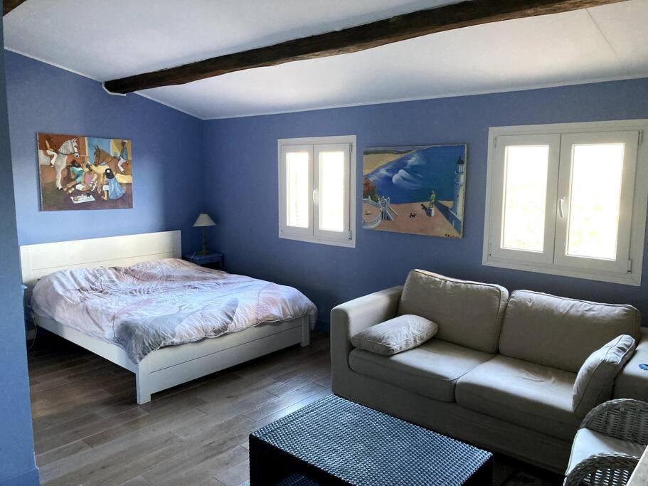 卢普河畔拉科尔Agreable Chambre D'Hotes Avec Vue Sur Les Collines公寓 外观 照片